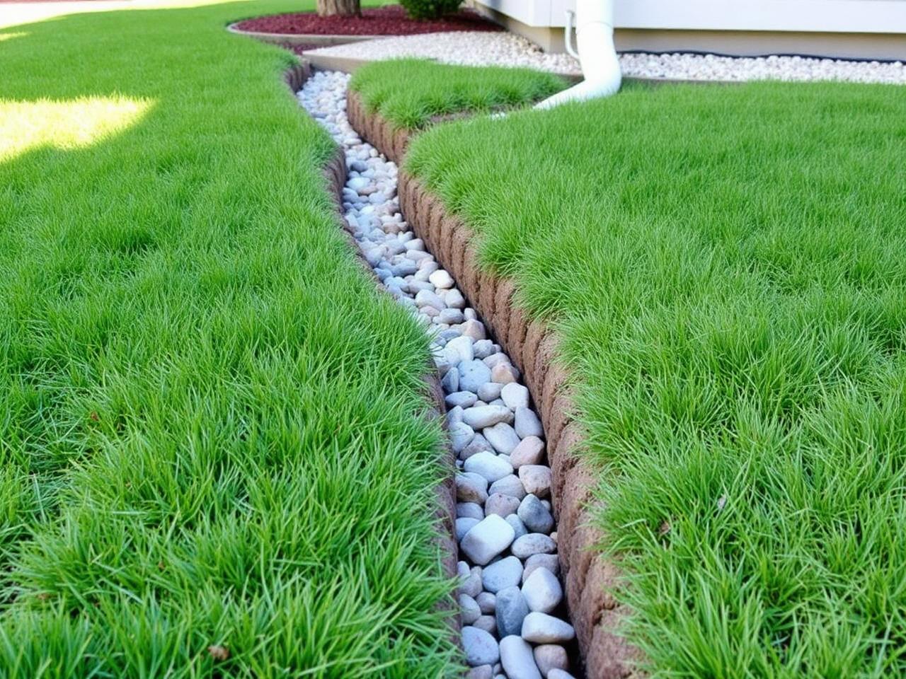 drainage services Edmond Oklahoma french drain